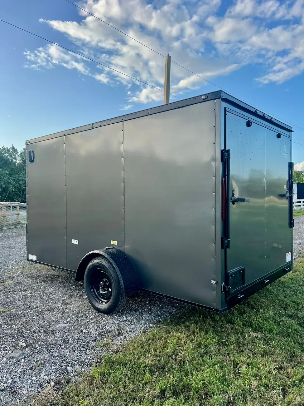 7x12 Enclosed Trailer, side door photo 7