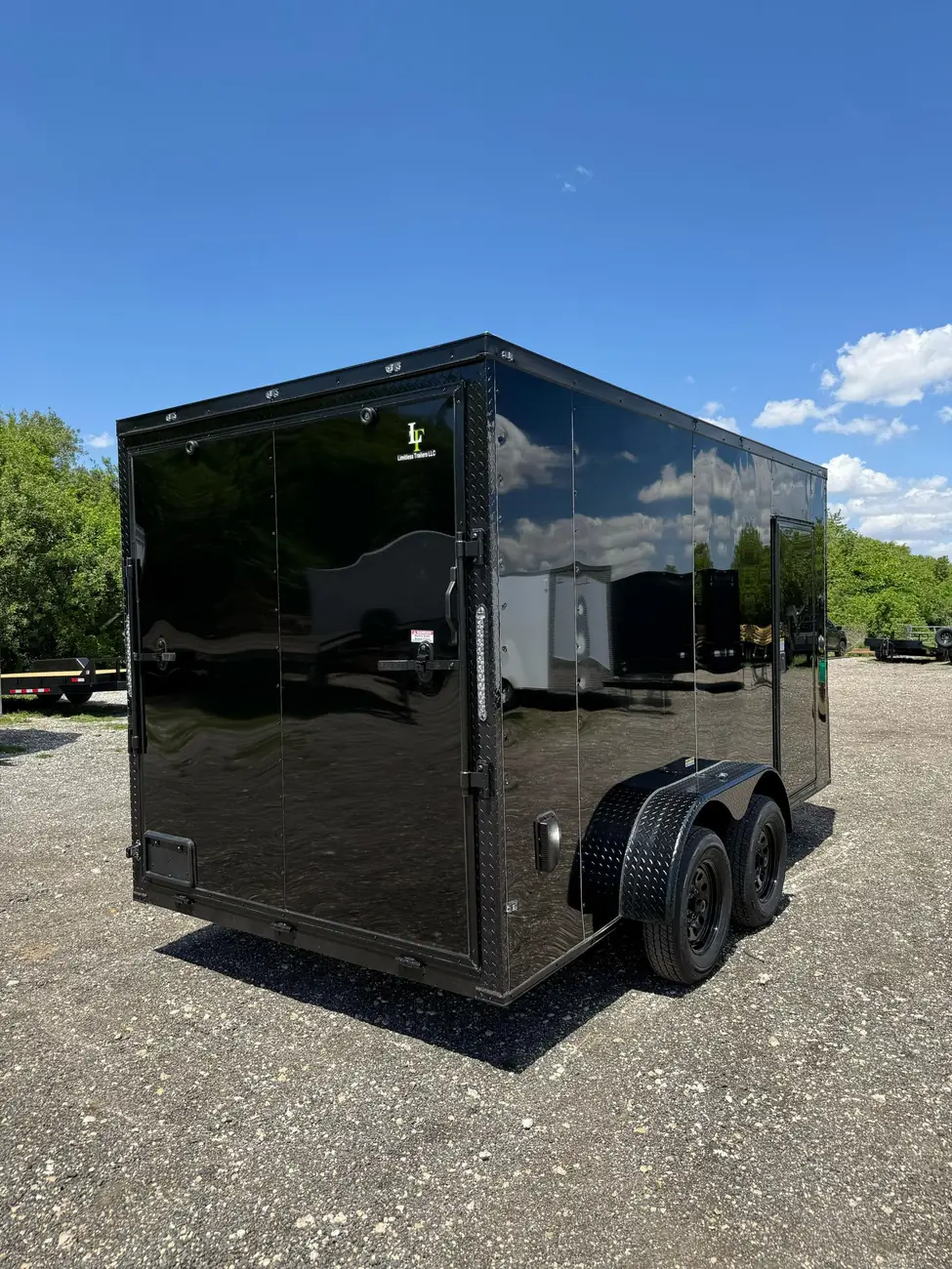 7x14 Enclosed Trailer, blackout photo 5