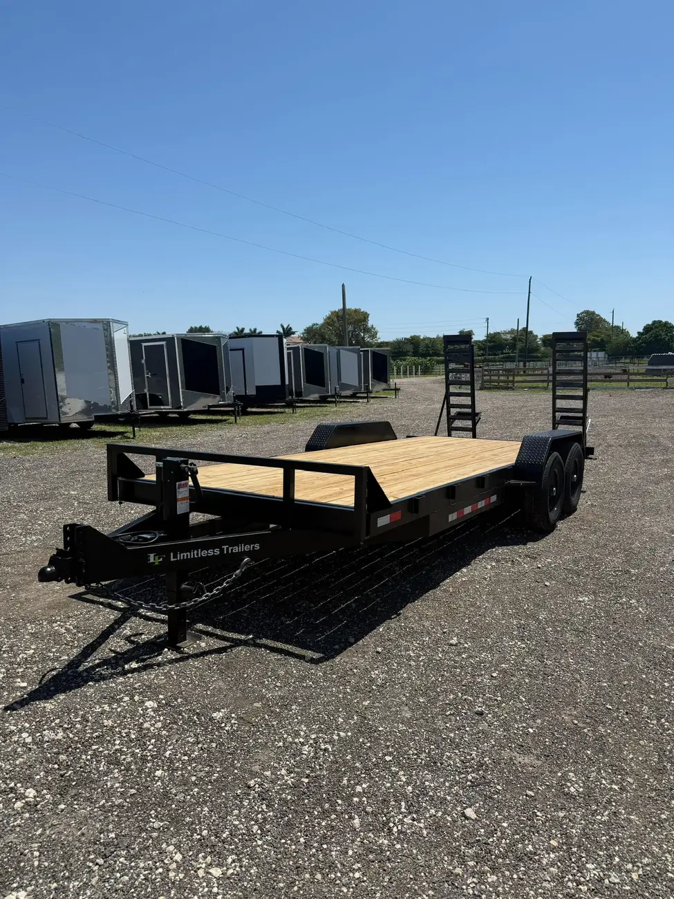 7x20 Equipment Trailer, wood deck photo 1