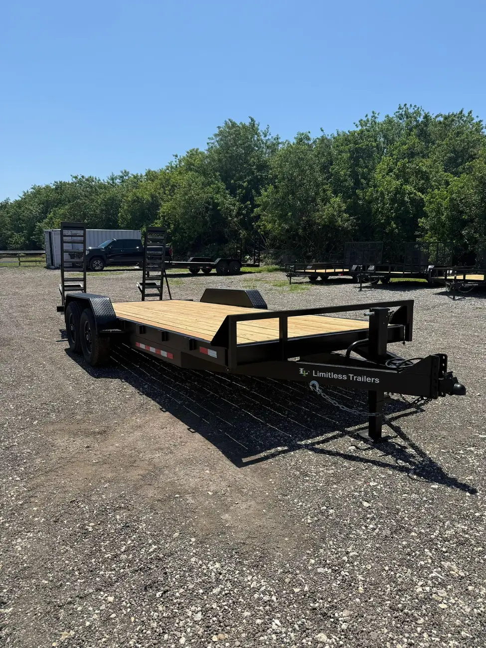 7x20 Equipment Trailer, wood deck photo 2