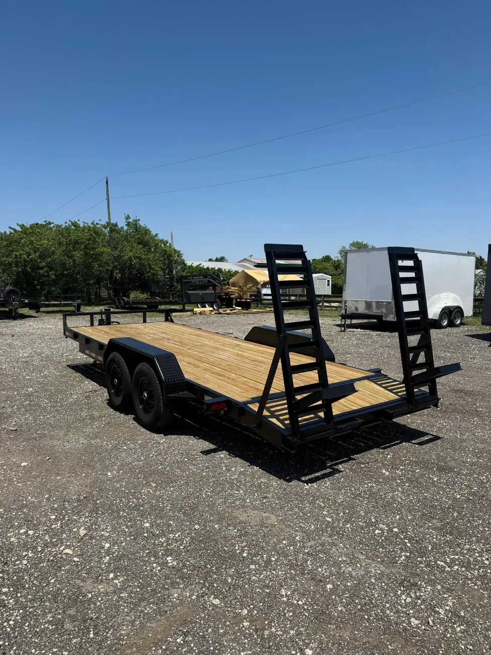 7x20 Equipment Trailer, wood deck photo 3