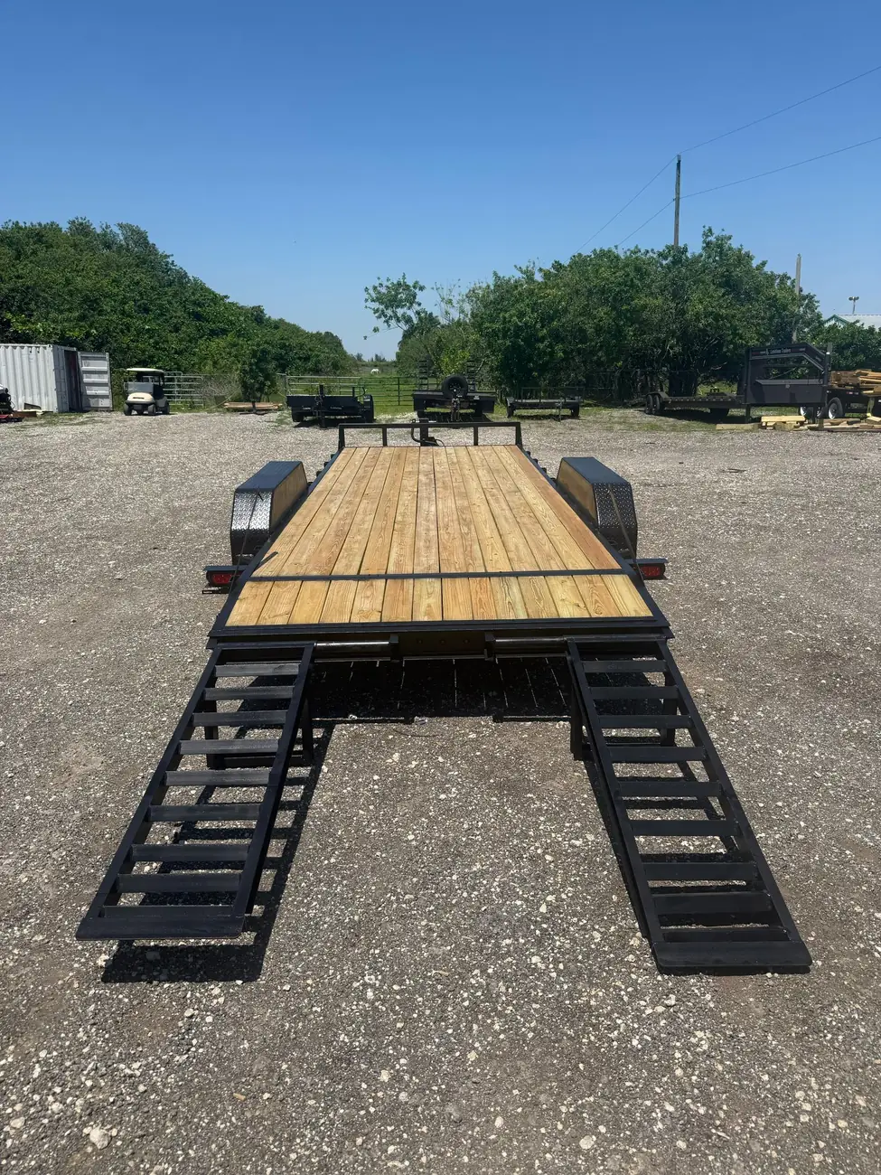 7x20 Equipment Trailer, wood deck photo 4