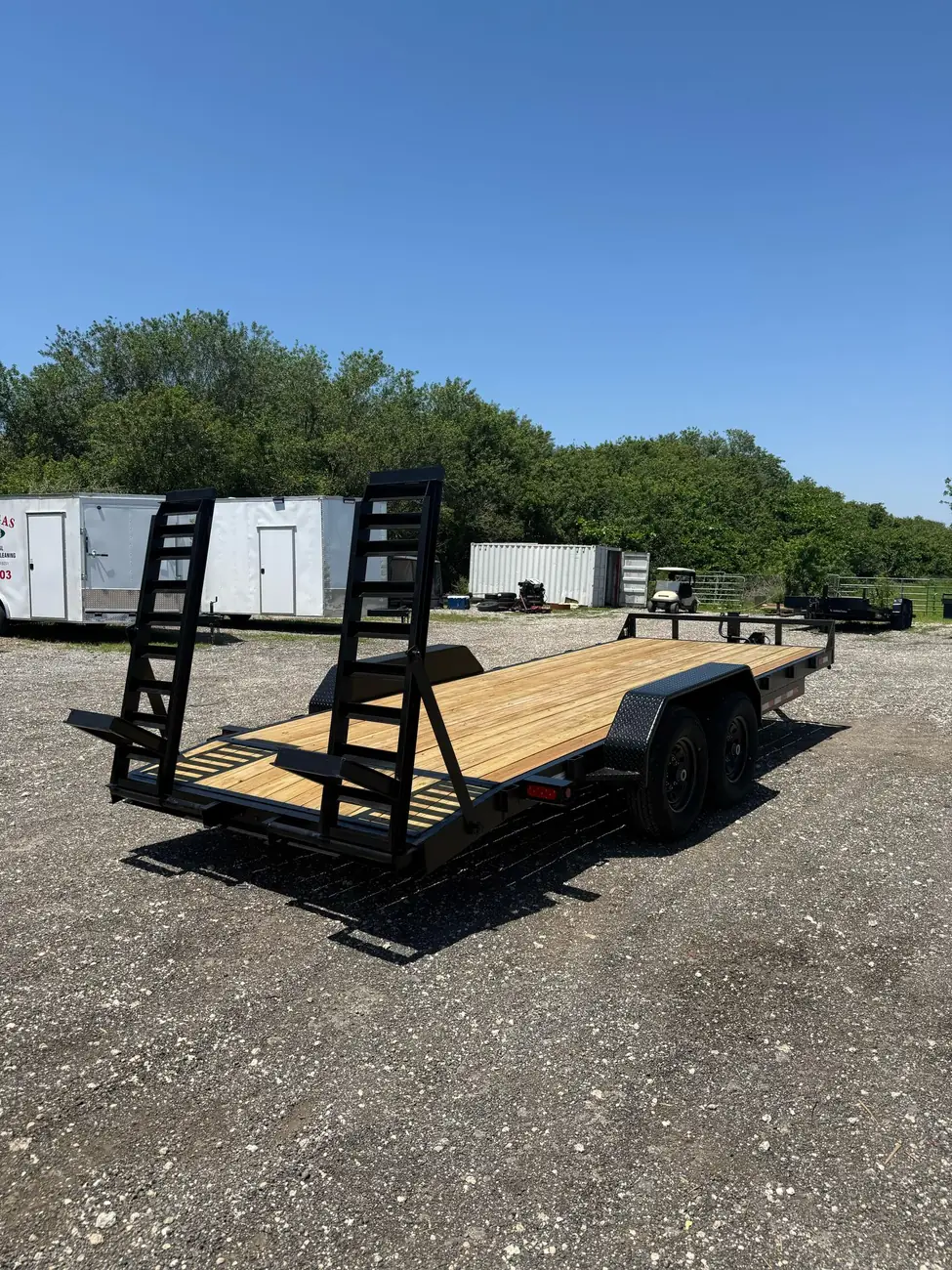 7x20 Equipment Trailer, wood deck photo 5