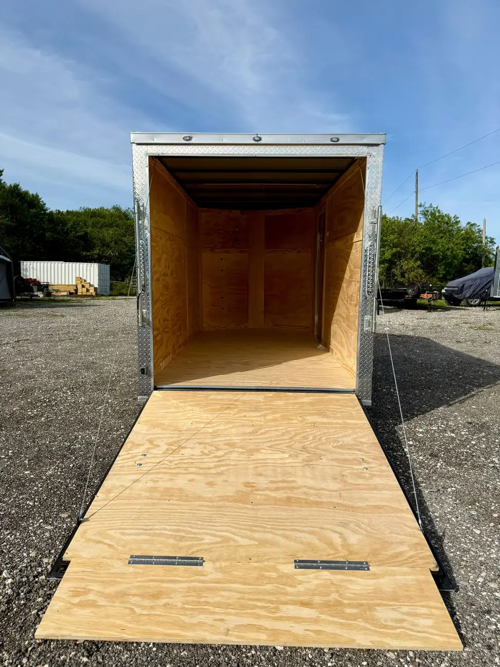 6x12 Enclosed Trailer, black photo 7